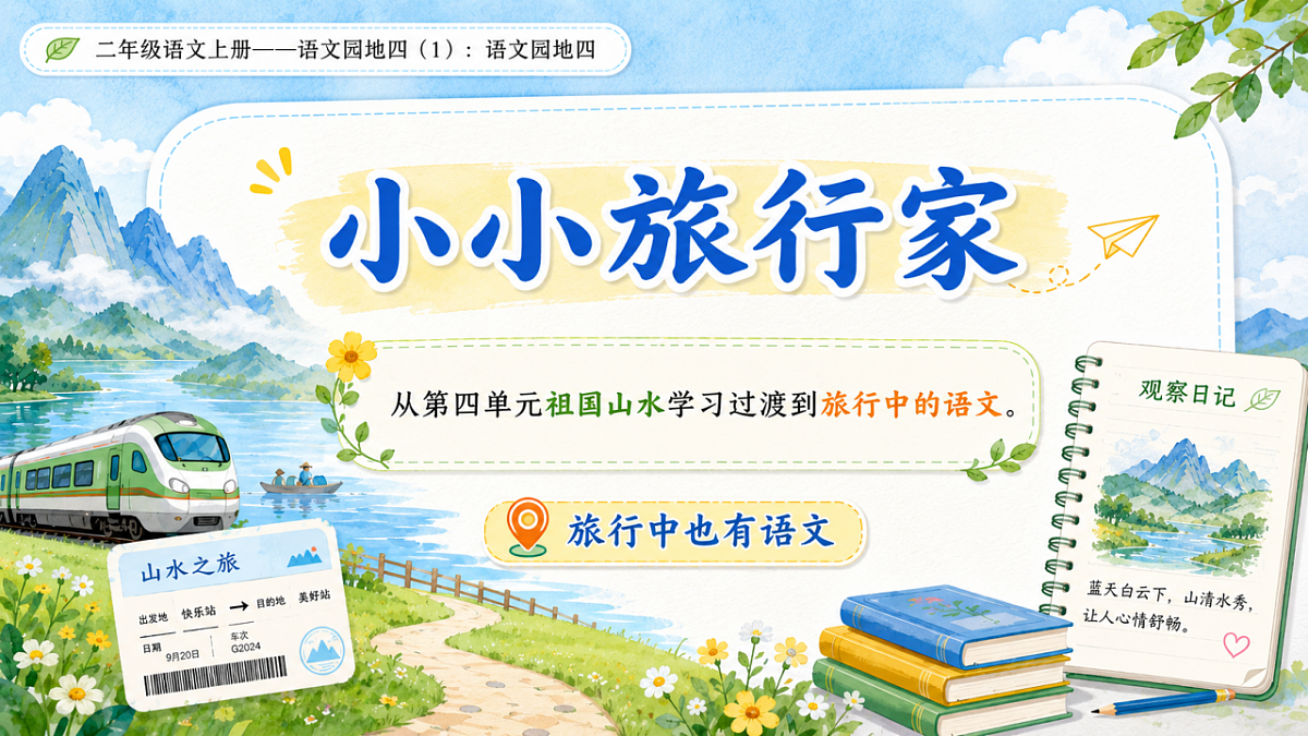 小学六年制统编教材系列课件——二年级语文上册：语文园地四（1）第3页