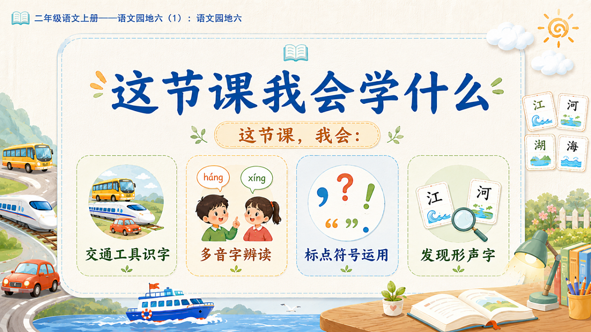 小学六年制统编教材系列课件——二年级语文上册：语文园地六（1）第3页
