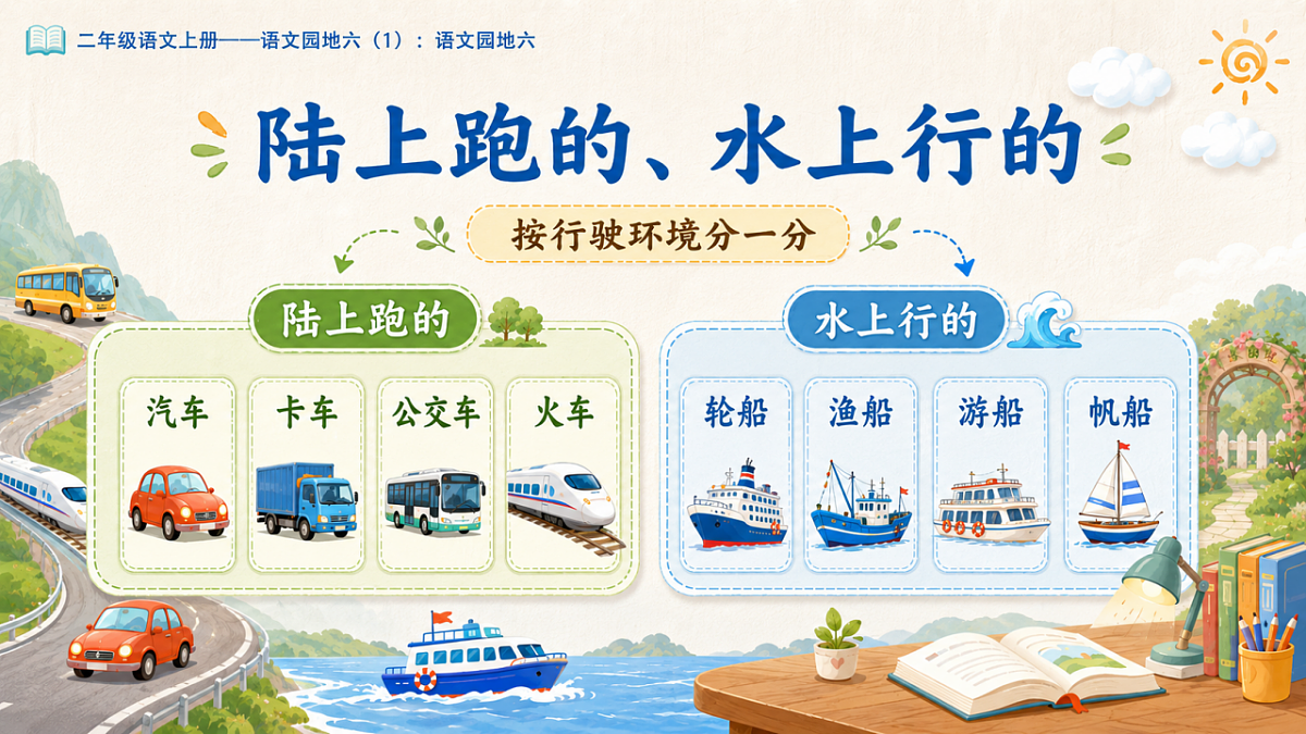 小学六年制统编教材系列课件——二年级语文上册：语文园地六（1）第5页