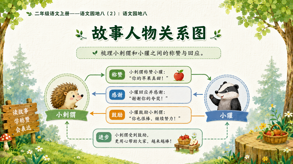 小学六年制统编教材系列课件——二年级语文上册：语文园地八（2）第7页
