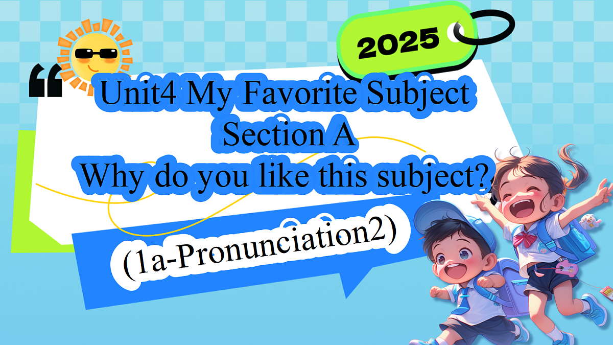Unit 4 A (1a-Pronunciation2)第1页