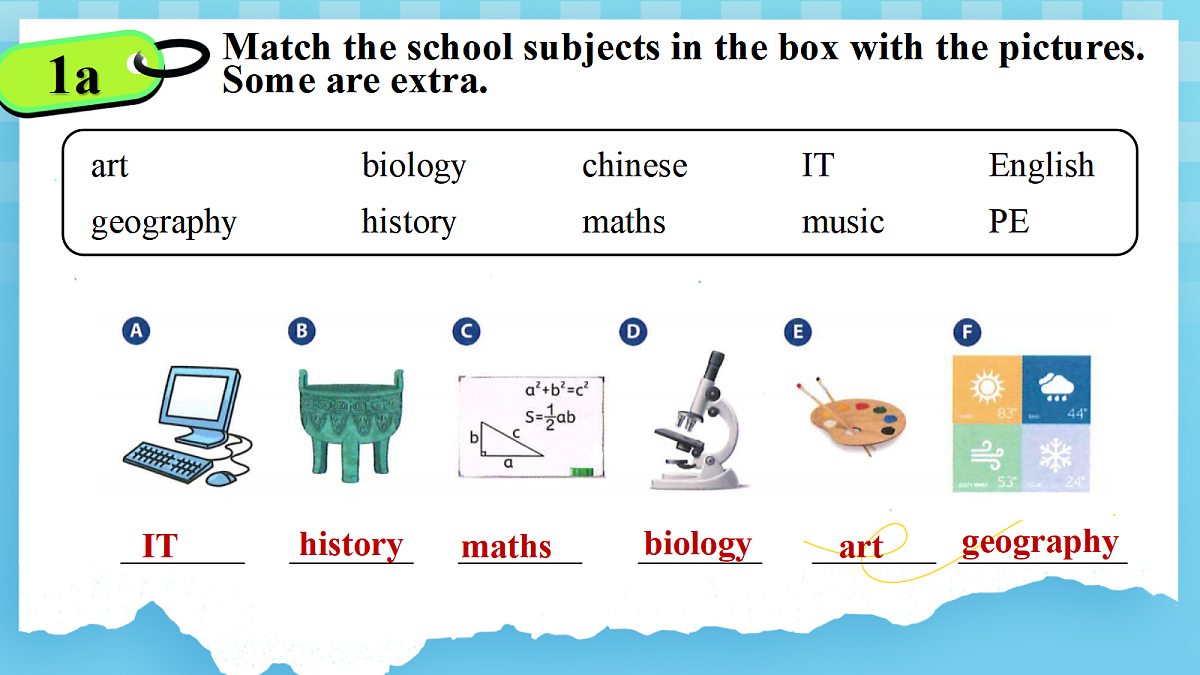 Unit 4 A (1a-Pronunciation2)第6页