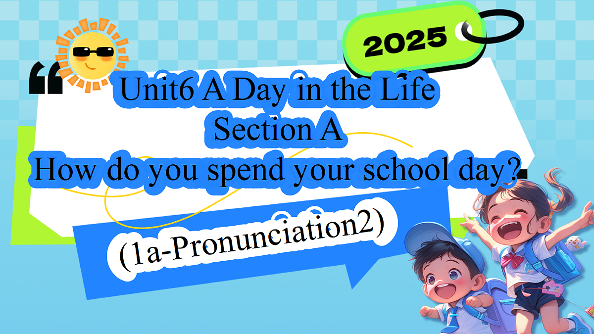 Unit 6 A (1a-Pronunciation2)第1页