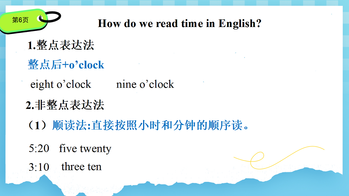 Unit 6 A (1a-Pronunciation2)第6页