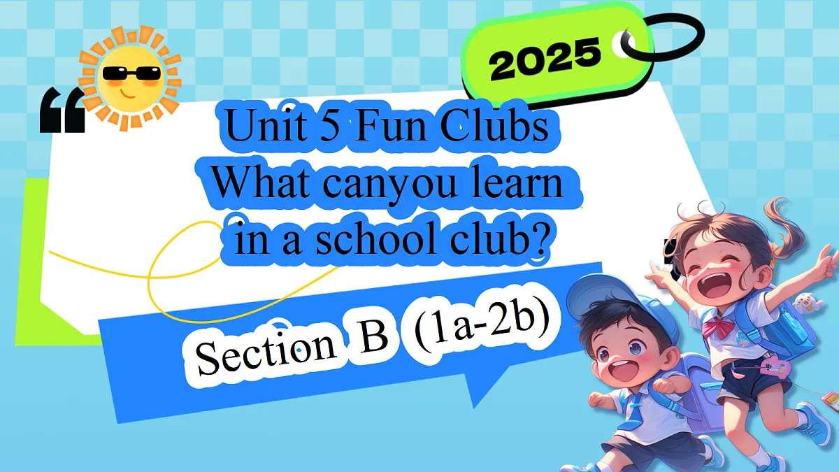 Unit 5 B (1a-2b)第1页