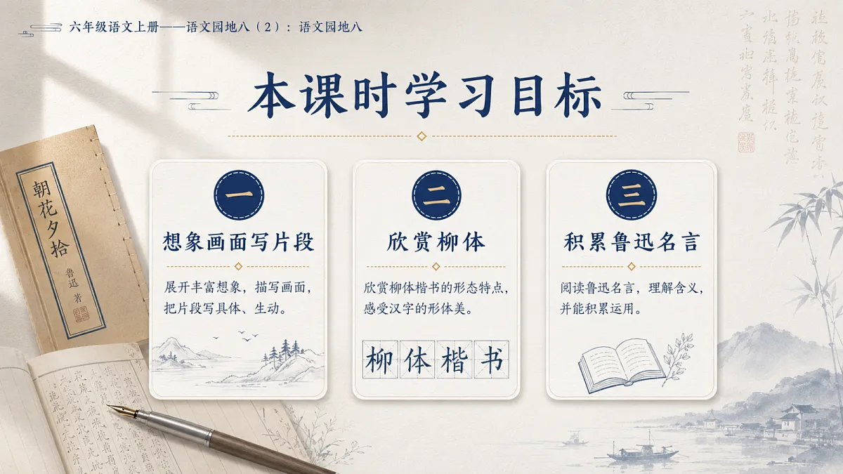 小学六年制统编教材系列课件——六年级语文上册：语文园地八（2）第2页