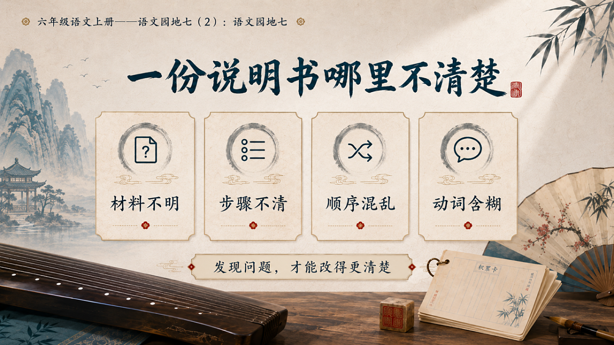小学六年制统编教材系列课件——六年级语文上册：语文园地七（2）第4页