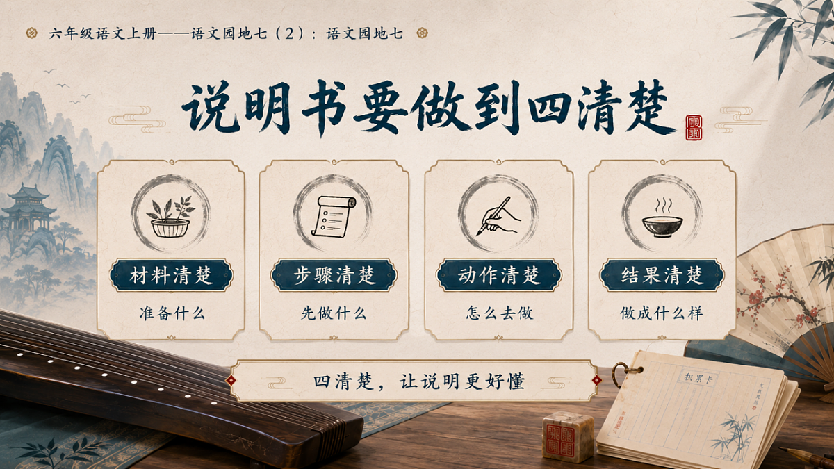 小学六年制统编教材系列课件——六年级语文上册：语文园地七（2）第5页