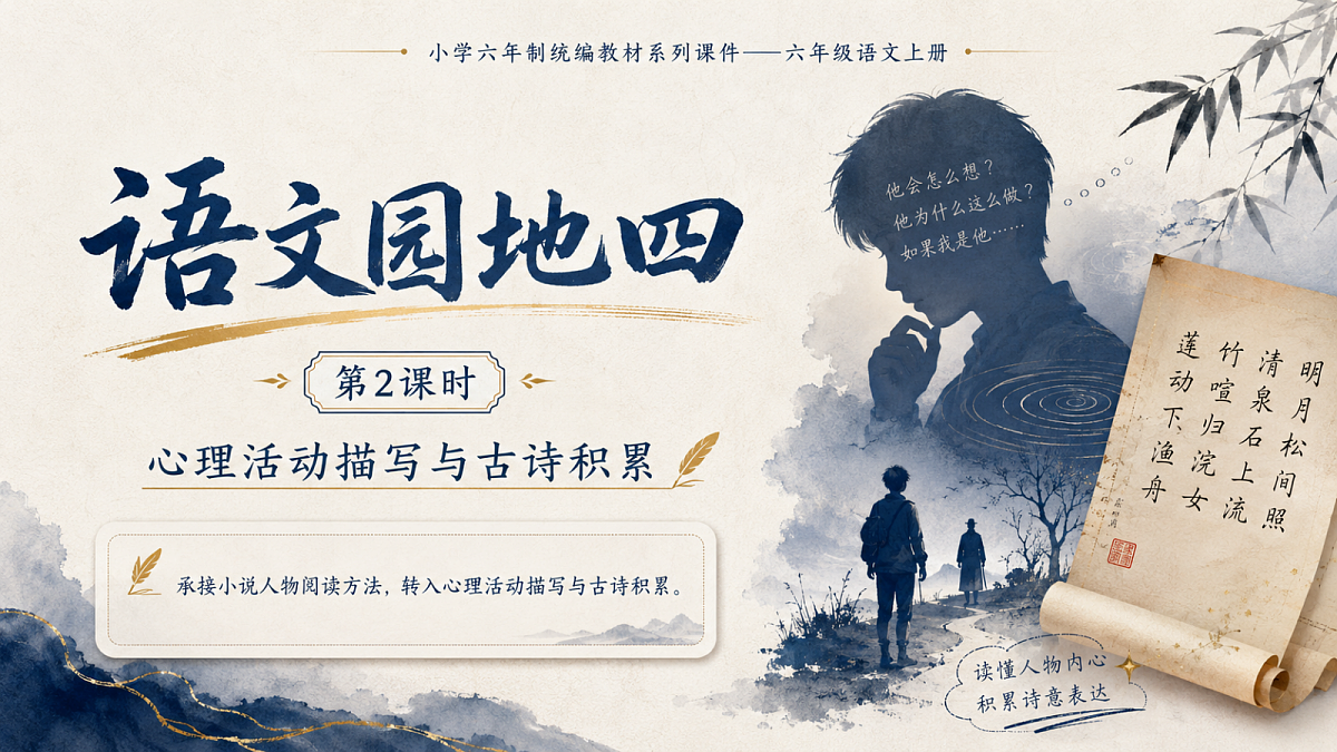 小学六年制统编教材系列课件——六年级语文上册：语文园地四（2）第1页
