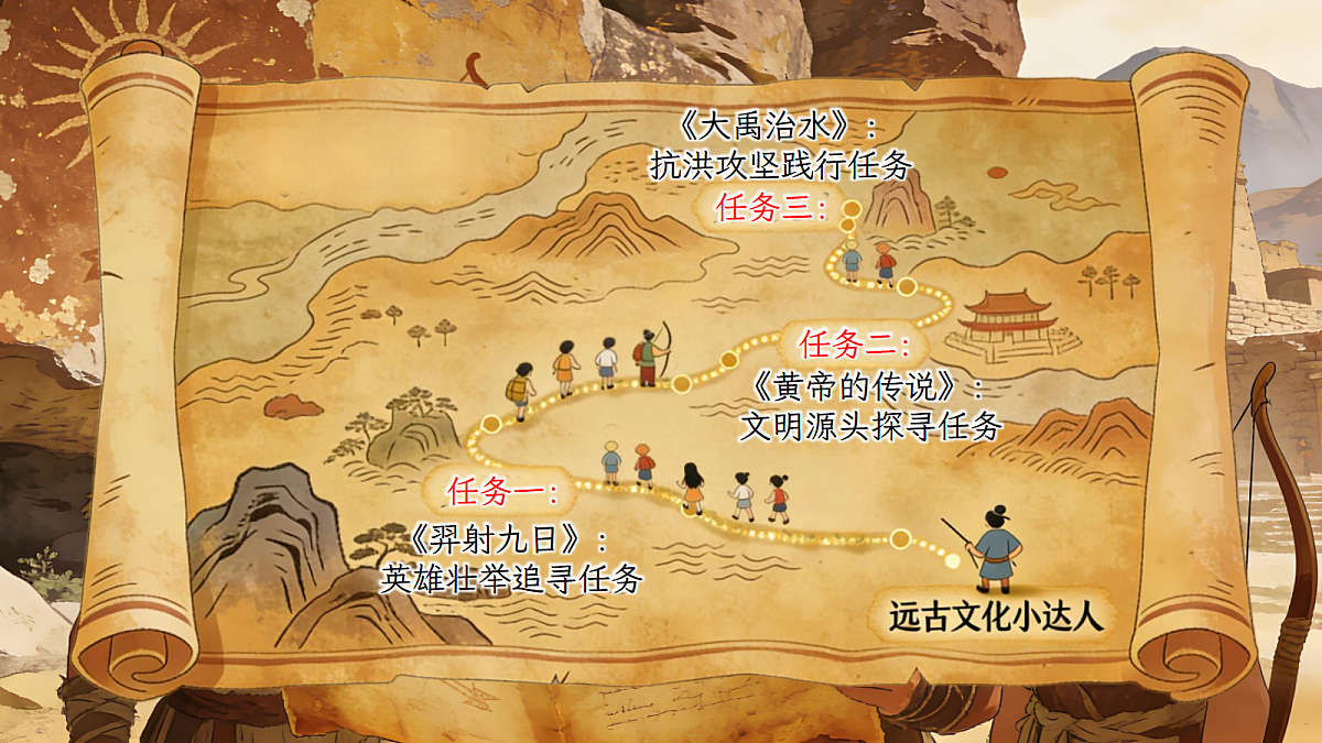 二下单元八《大禹治水》课件第3页