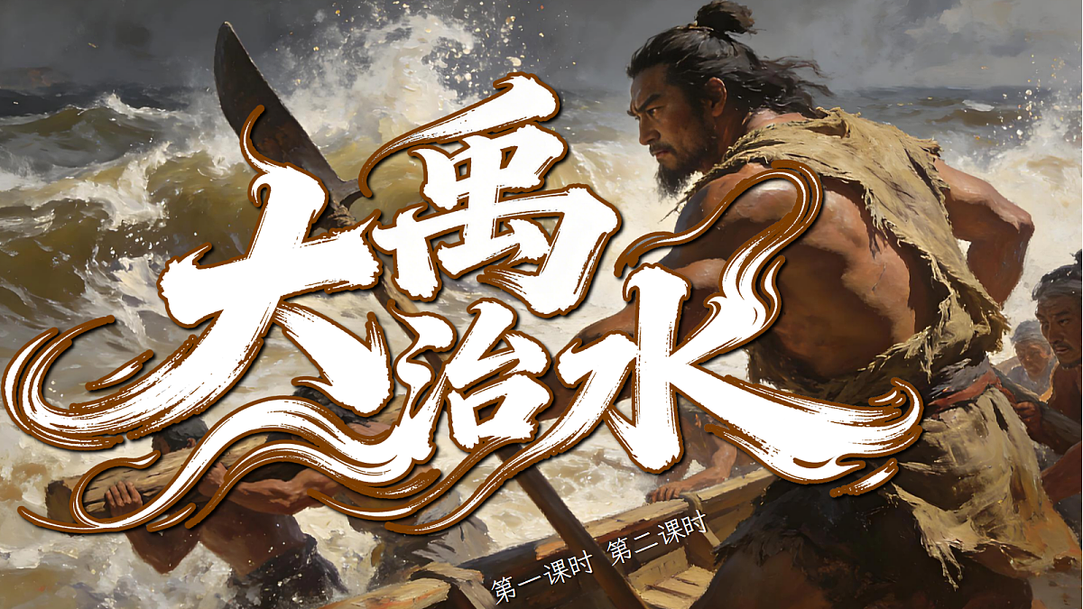 二下单元八《大禹治水》课件第4页