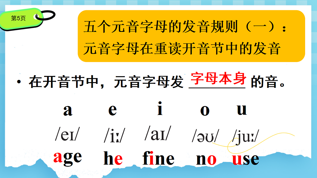 Starter Unit 3 A Pronunciation第5页