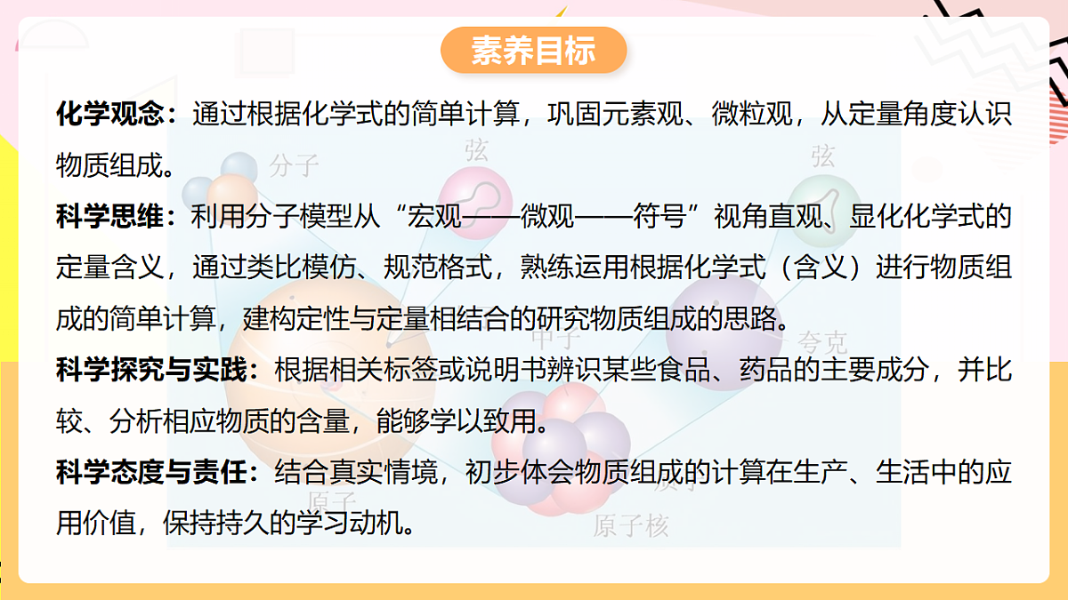 人教版化学九上 4.3 课题3《物质组成的表示》第3课时 物质组成的定量认识 课件第2页