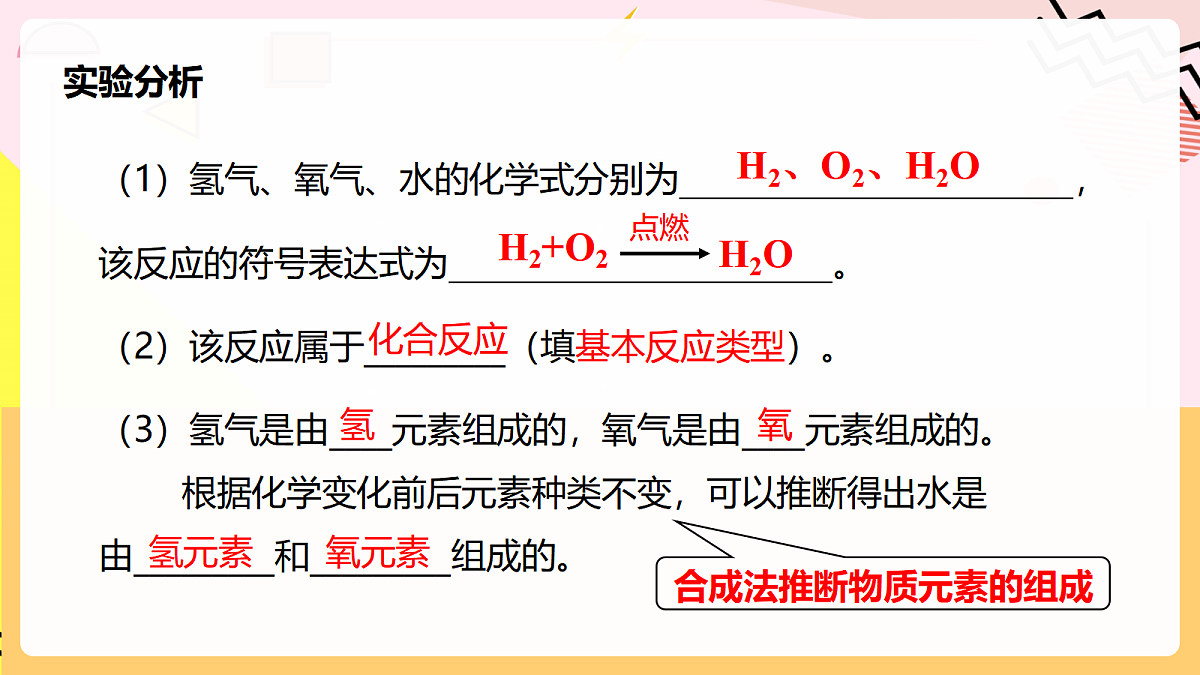 人教版化学九上 实验活动2《水的组成及变化的探究》课件第6页
