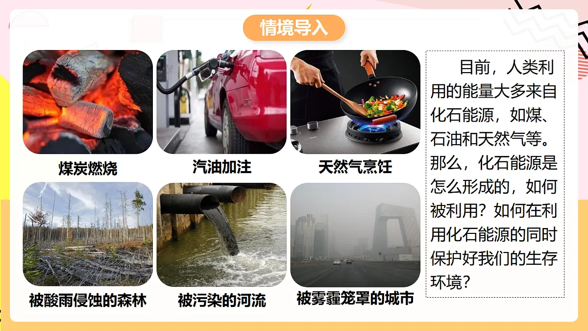人教版化学九上 7.2 课题2《化石能源的合理利用》课件第3页