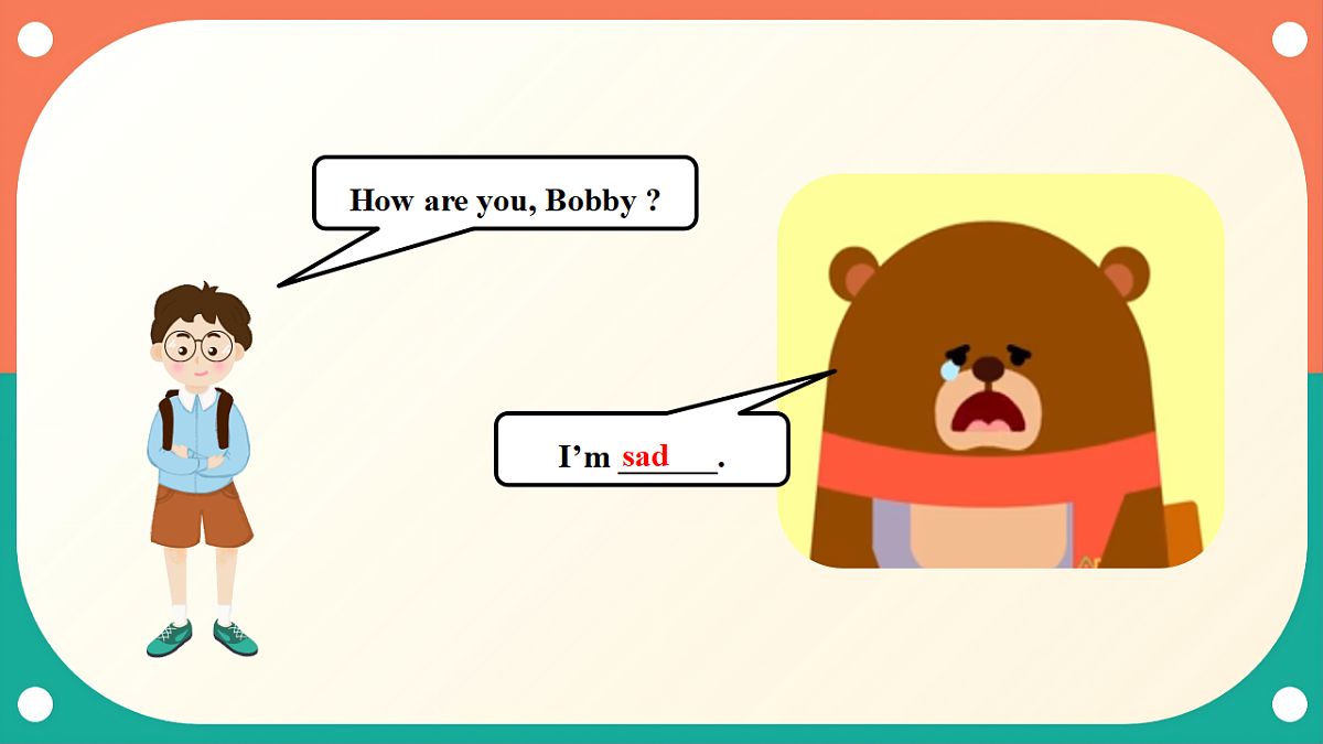 沪教牛津版(六三制一起)英语三上 Unit 1《How do we feel》Period 3 Communicate 课件第5页