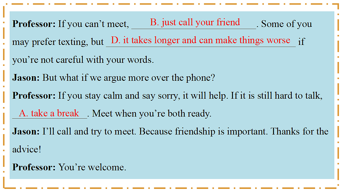 Unit 8 Let's Communicate! Section A（2a-2e） - 八年级英语上册 同步教学课件（人教版2024）第6页