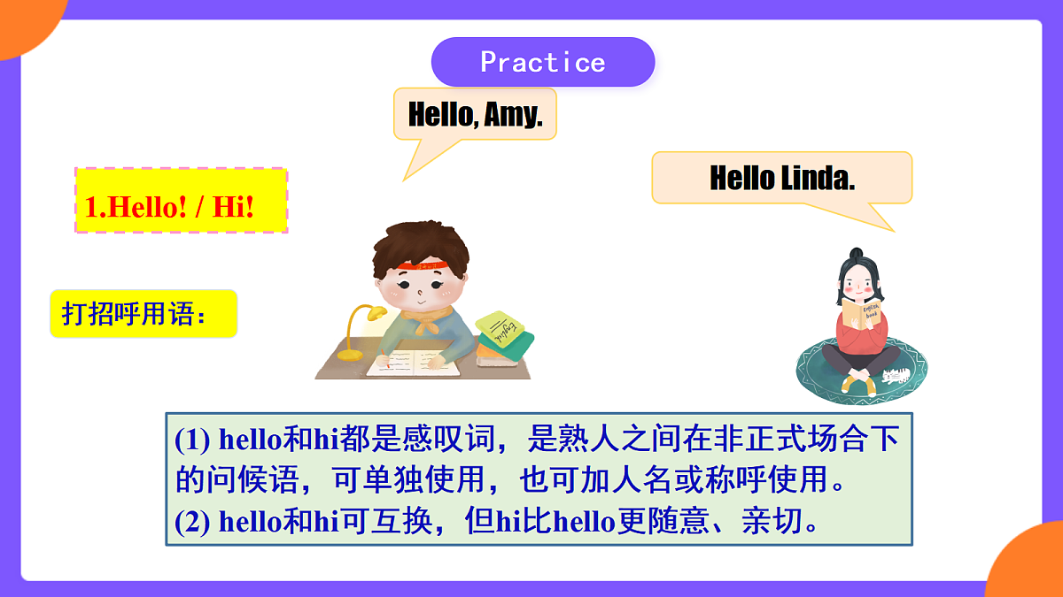 Starter Unit1 《Hello!》 SectionA 1a-2d课件 第4页