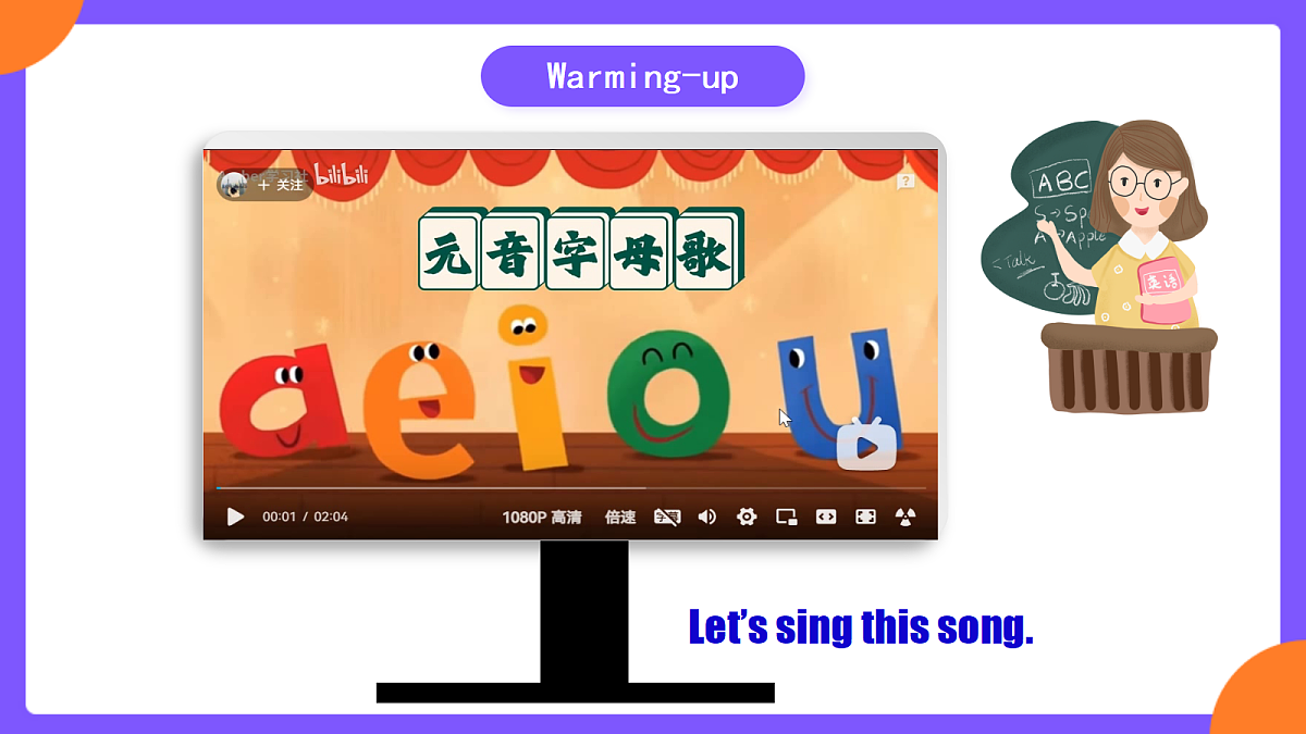 Starter Unit2 Keep tidy! SectionA  Pronunciation第3页