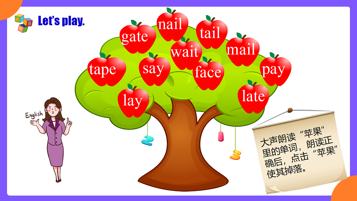 Starter Unit2 Keep tidy! SectionA  Pronunciation第7页