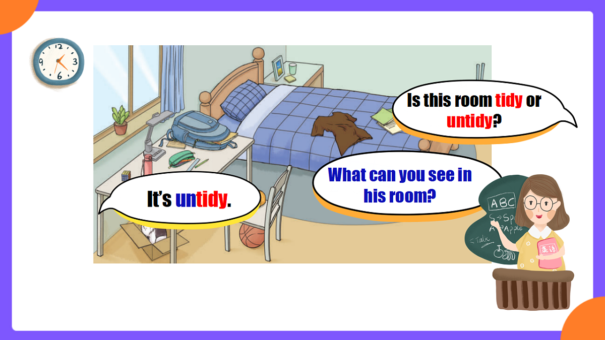Starter Unit 2 Keep tidy! SectionB1a-2b第5页