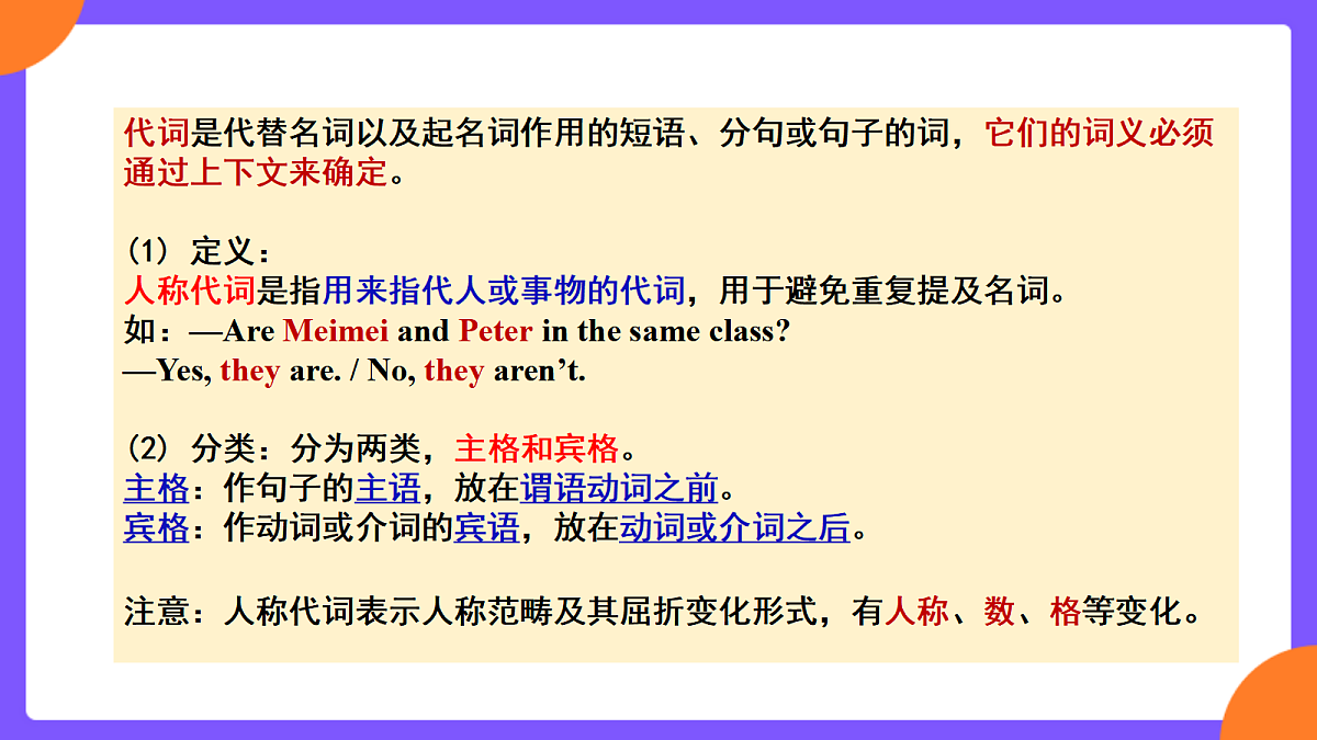 Unit1 You and Me! SectionA Grammar focus第8页