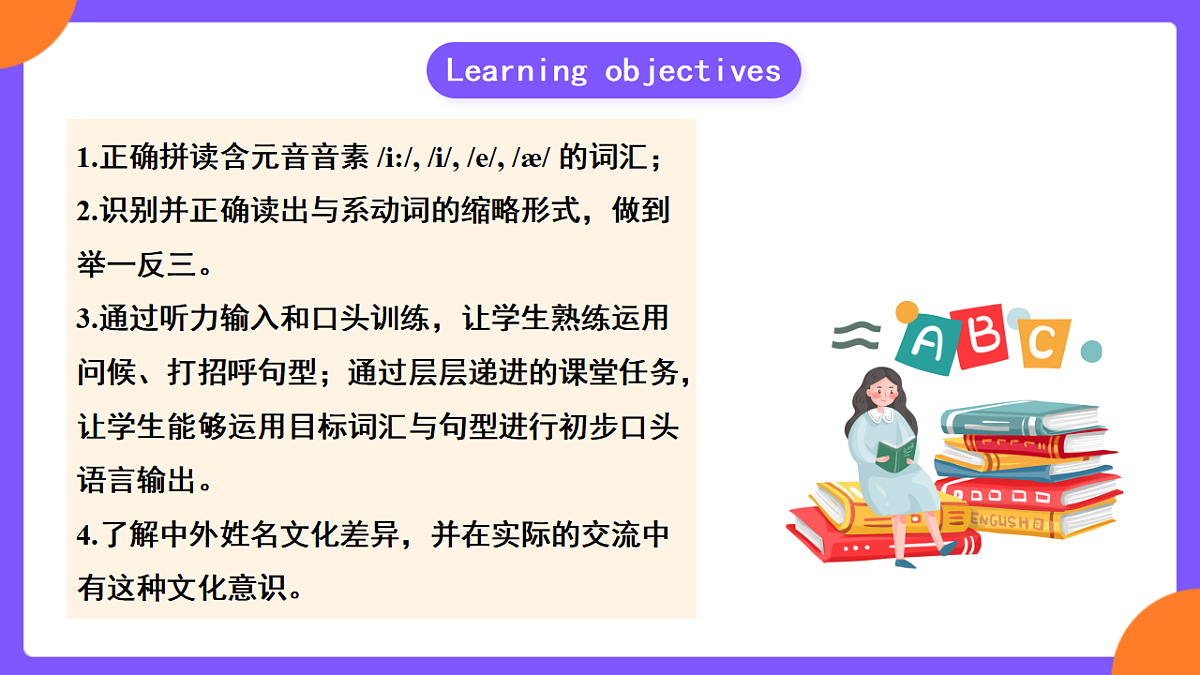 Unit1 You and Me! SectionA Pronunciation 1-2e第2页