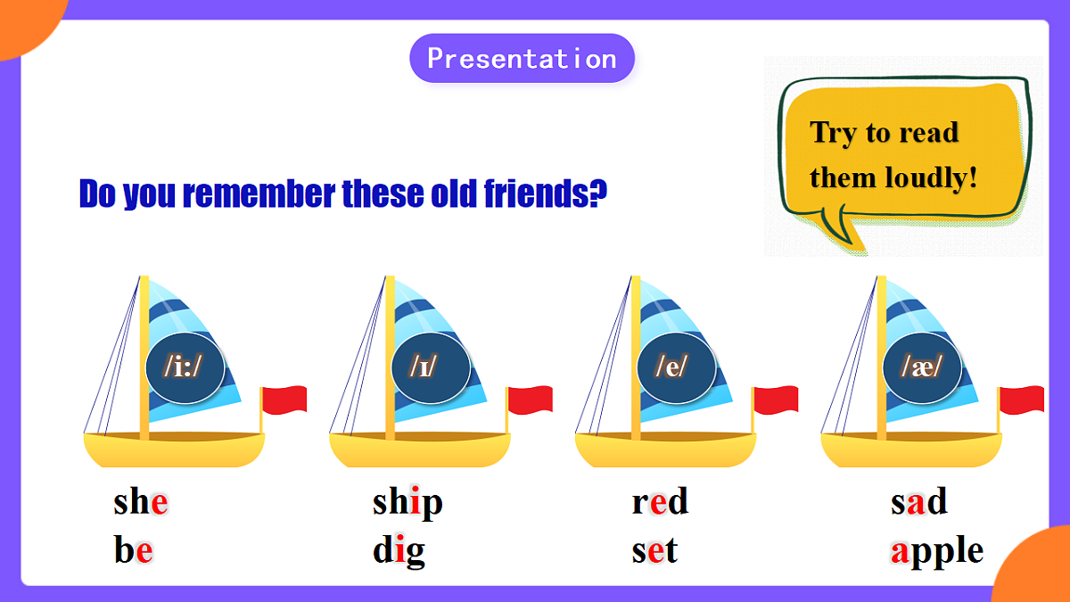 Unit1 You and Me! SectionA Pronunciation 1-2e第4页