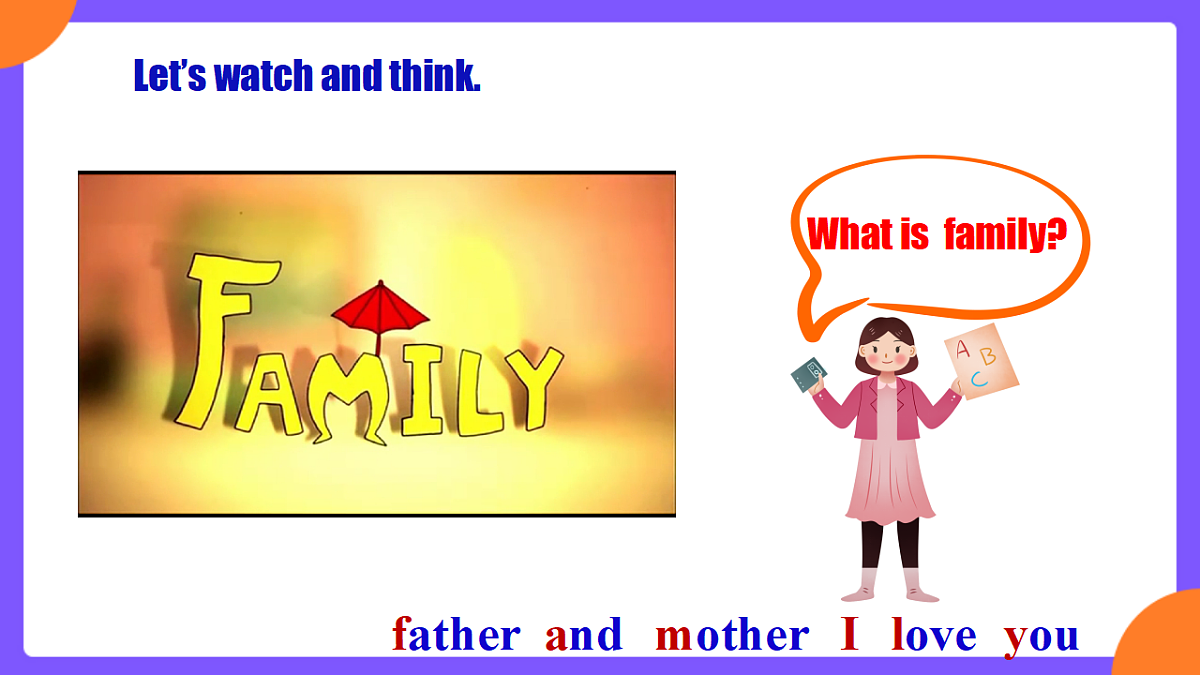 Unit2 We're family!  SectionA Pronunciation1-2e第3页