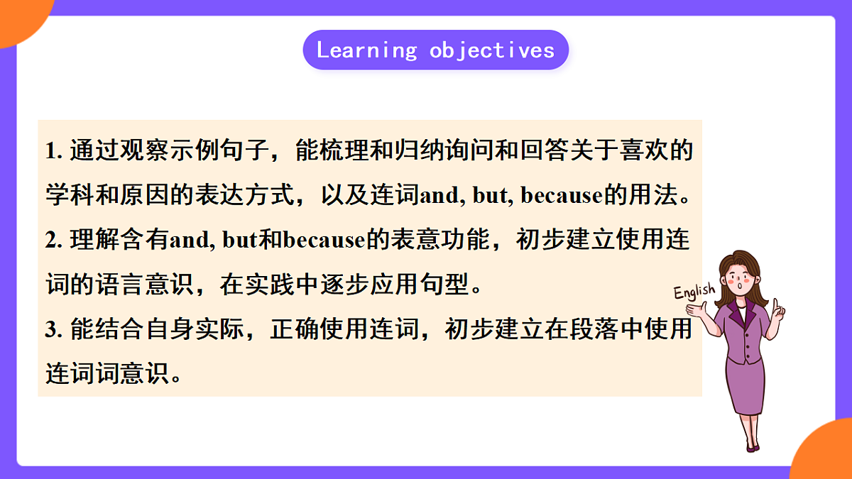 Unit4 My favorite subject!  SectionA  Grammar focus第2页