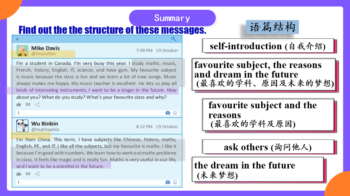 Unit4 My favorite subject! SectionB 2a-2b&Project课件第7页
