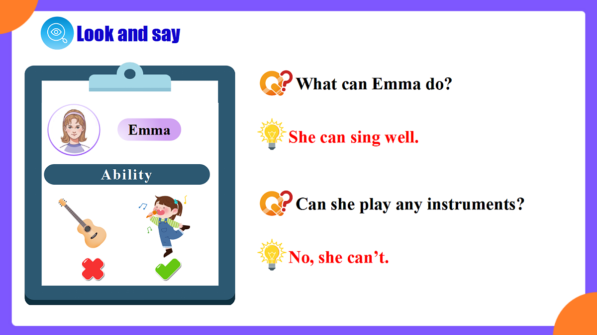 Unit5 Fun Clubs!  SectionA  Grammar focus第5页