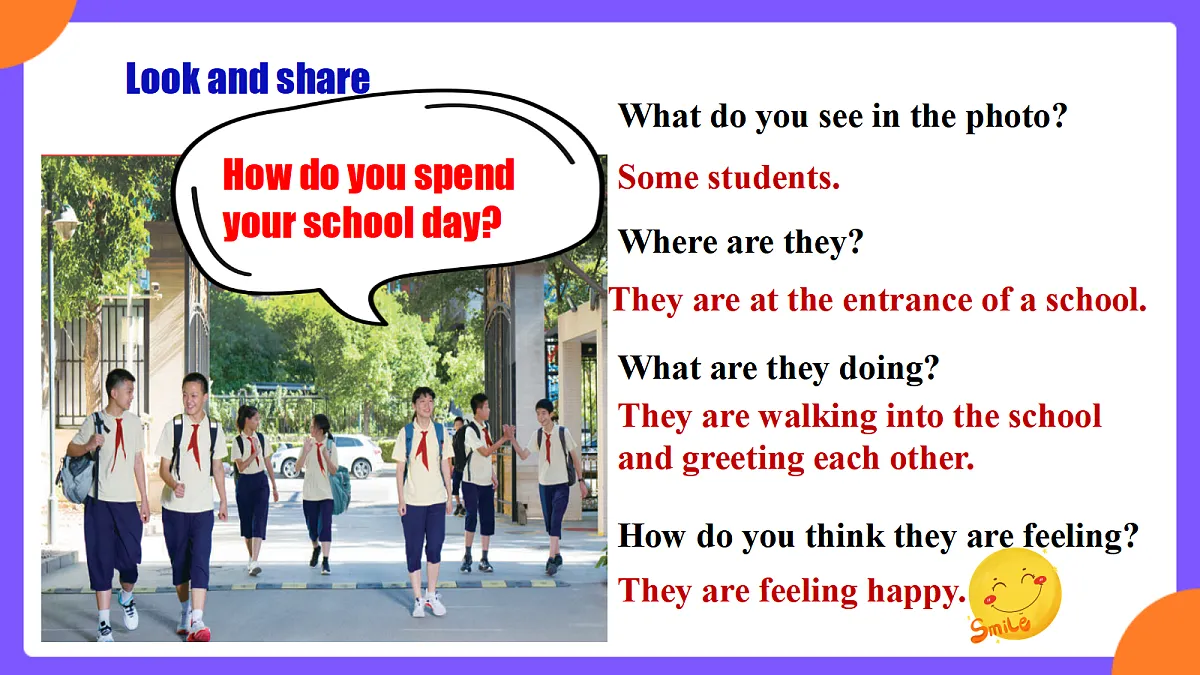 Unit6 A day in the life!SectionA 1a-1e第4页