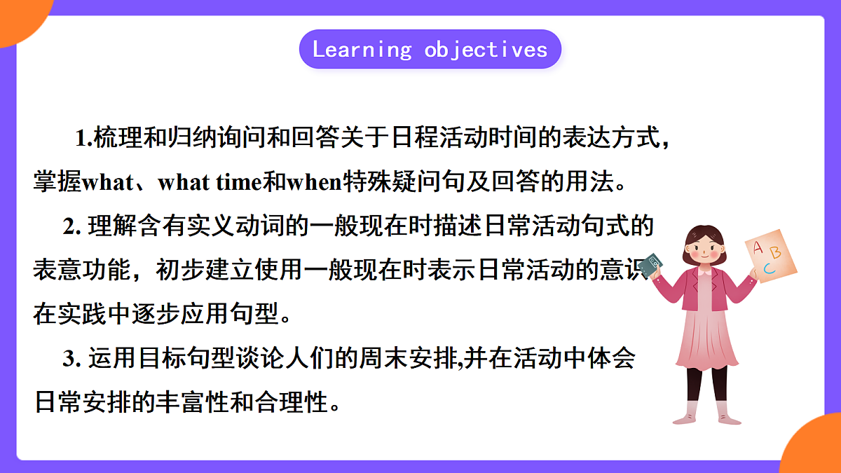 Unit6 A day in the life!SectionA  Grammar focus第2页