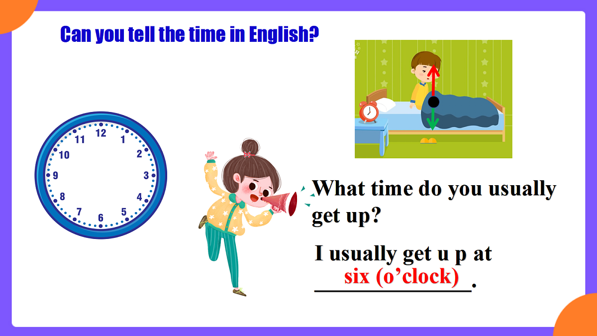 Unit6 A day in the life!SectionA  Grammar focus第6页