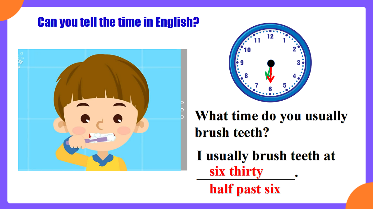 Unit6 A day in the life!SectionA  Grammar focus第8页