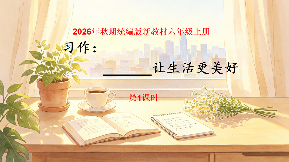习作《让生活更美好》第1课时课件第1页