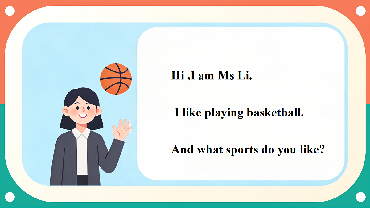 （核心素养）外研版（三起）英语四上 Unit 1《I love sports》第1课时 Get ready 课件第6页