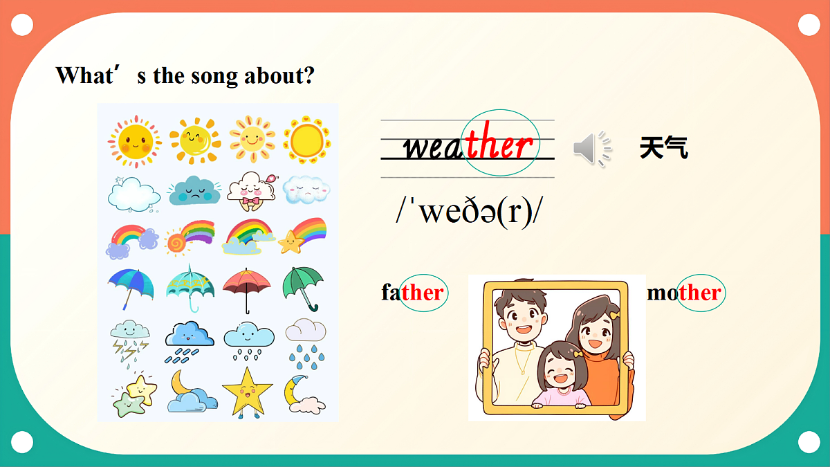 （核心素养）外研版（三起）英语四上 Unit 3《What's the weather like》第1课时 Get ready 课件第5页