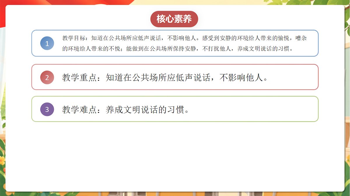 （新教材）4.13《我们小点儿声》课件 人教部编版道法一上第3页