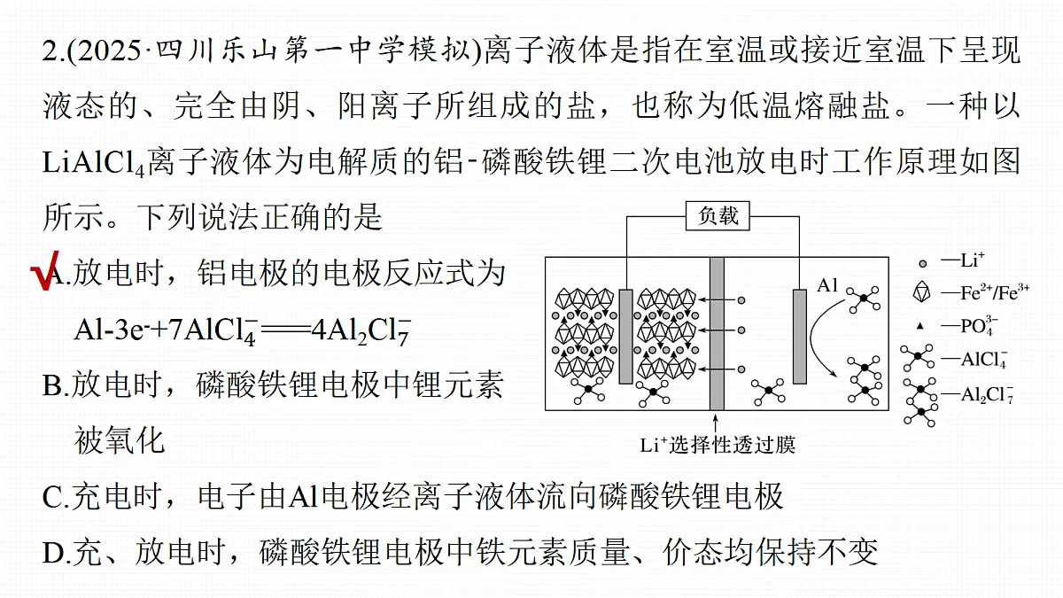 第10章　热点强化10　新型化学电源分类突破第4页