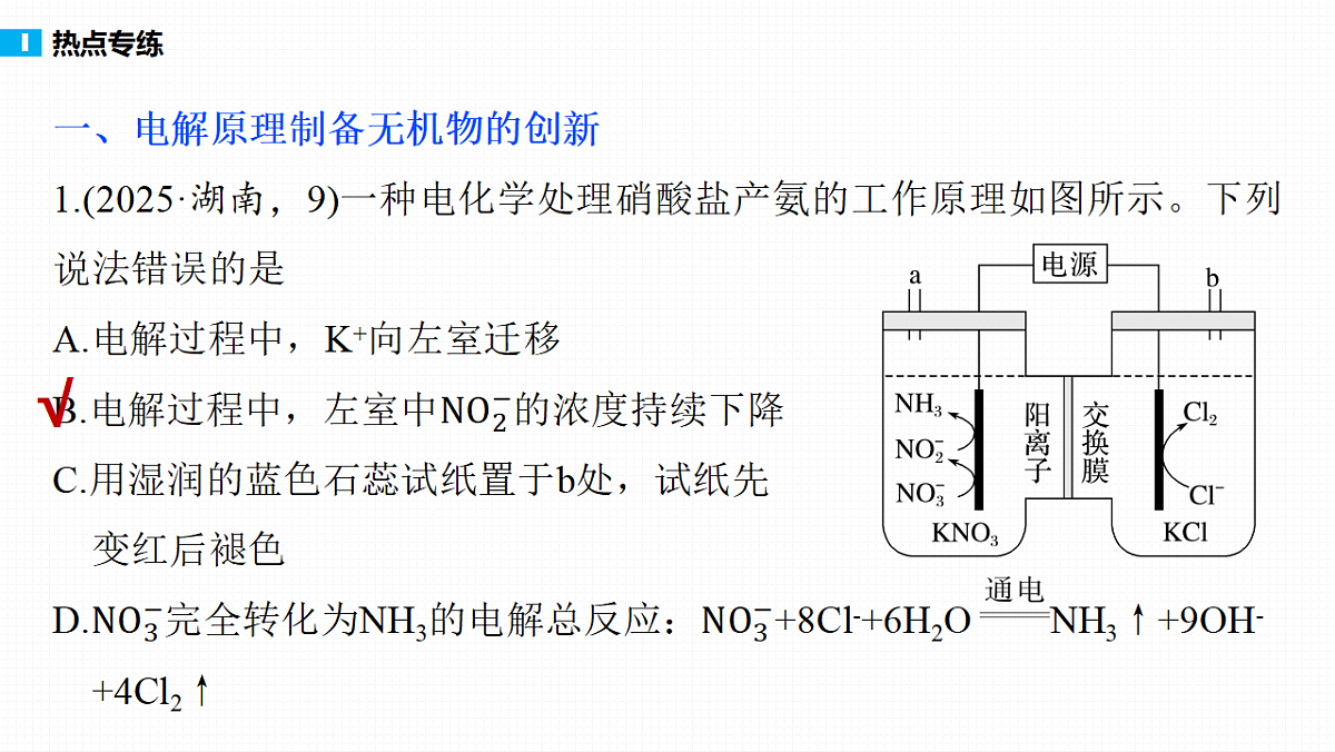 第10章　热点强化11　电解原理的创新应用第4页