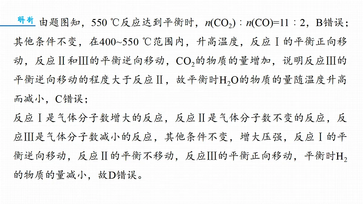 第11章　难点突破7　多反应、多平衡图像分析第5页