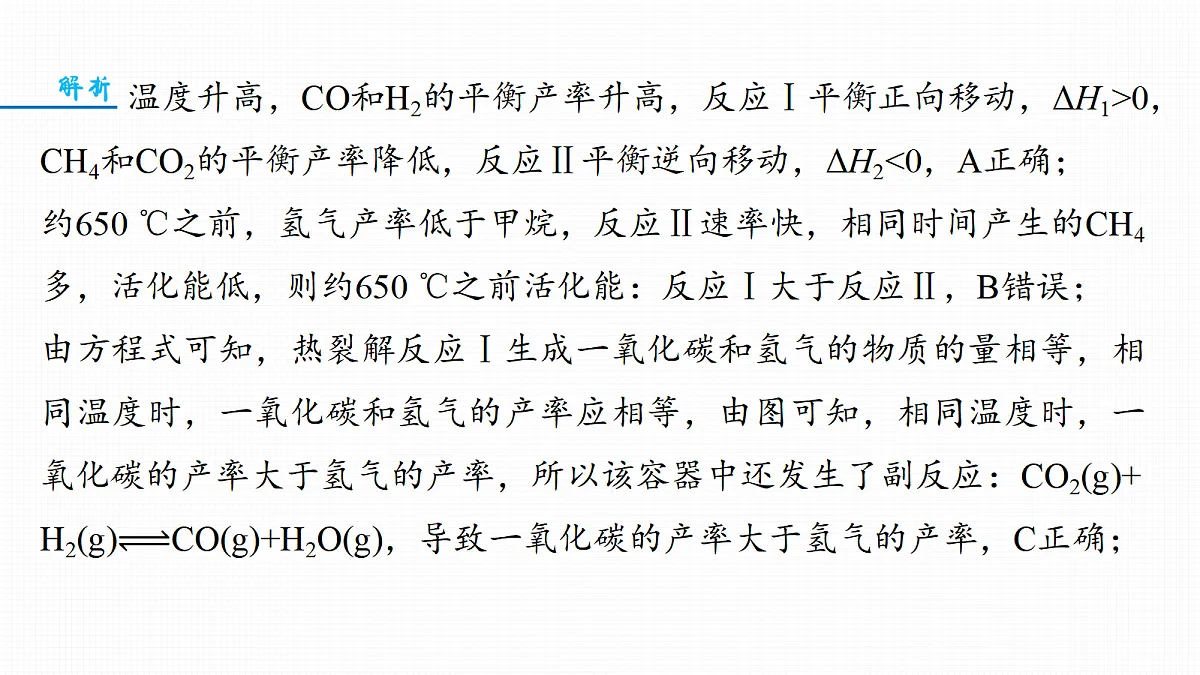 第11章　难点突破7　多反应、多平衡图像分析第7页