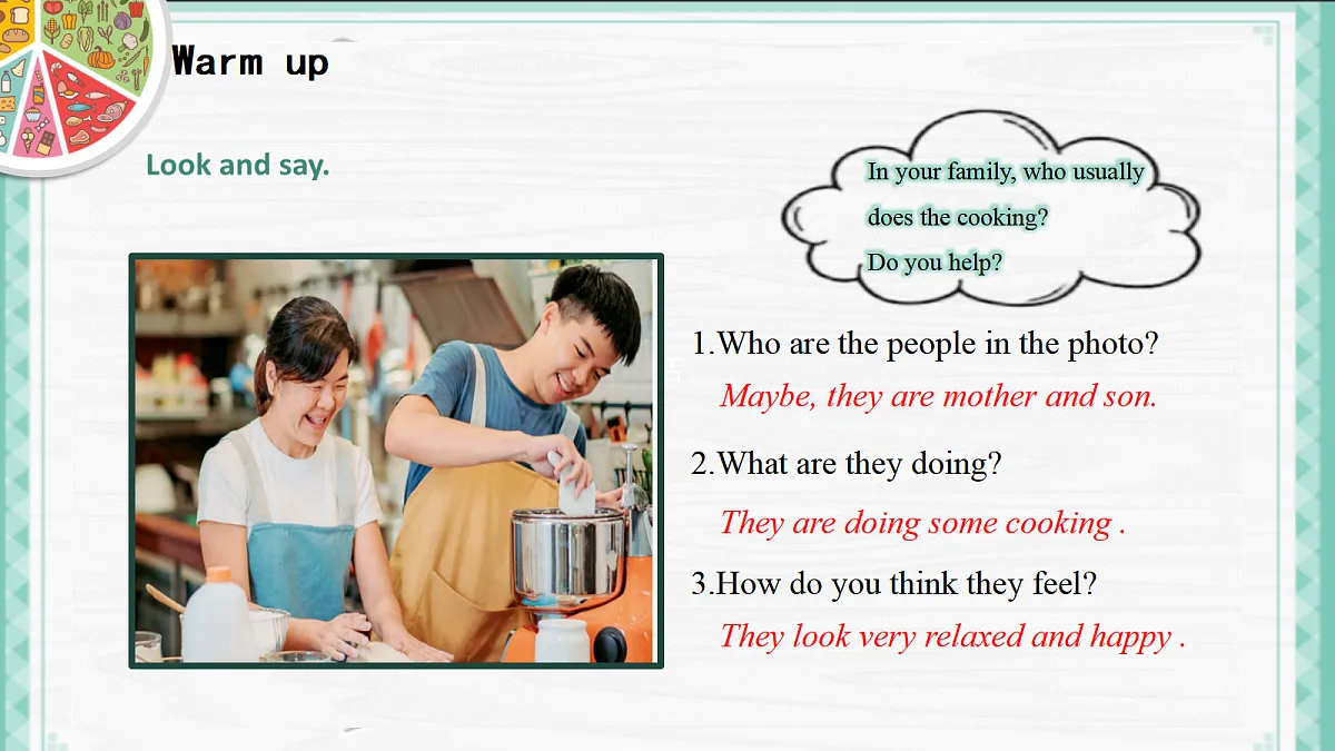 人教2024初中英语八年级上册Unit5What a Delicious Meal SectionA1a-1d课件第3页