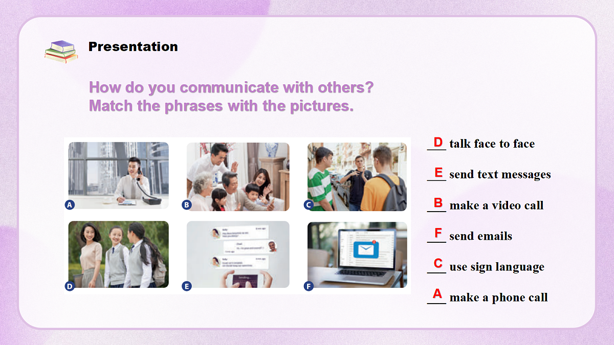 人教2024初中英语八年级上册Unit8Let's Communication SectionA1a-1d课件第5页