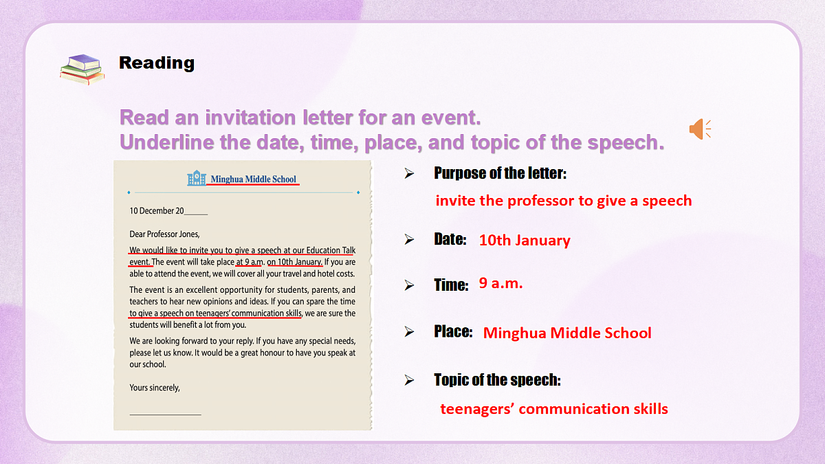 人教2024初中英语八年级上册Unit8Let's Communication SectionB3a-3c课件第6页