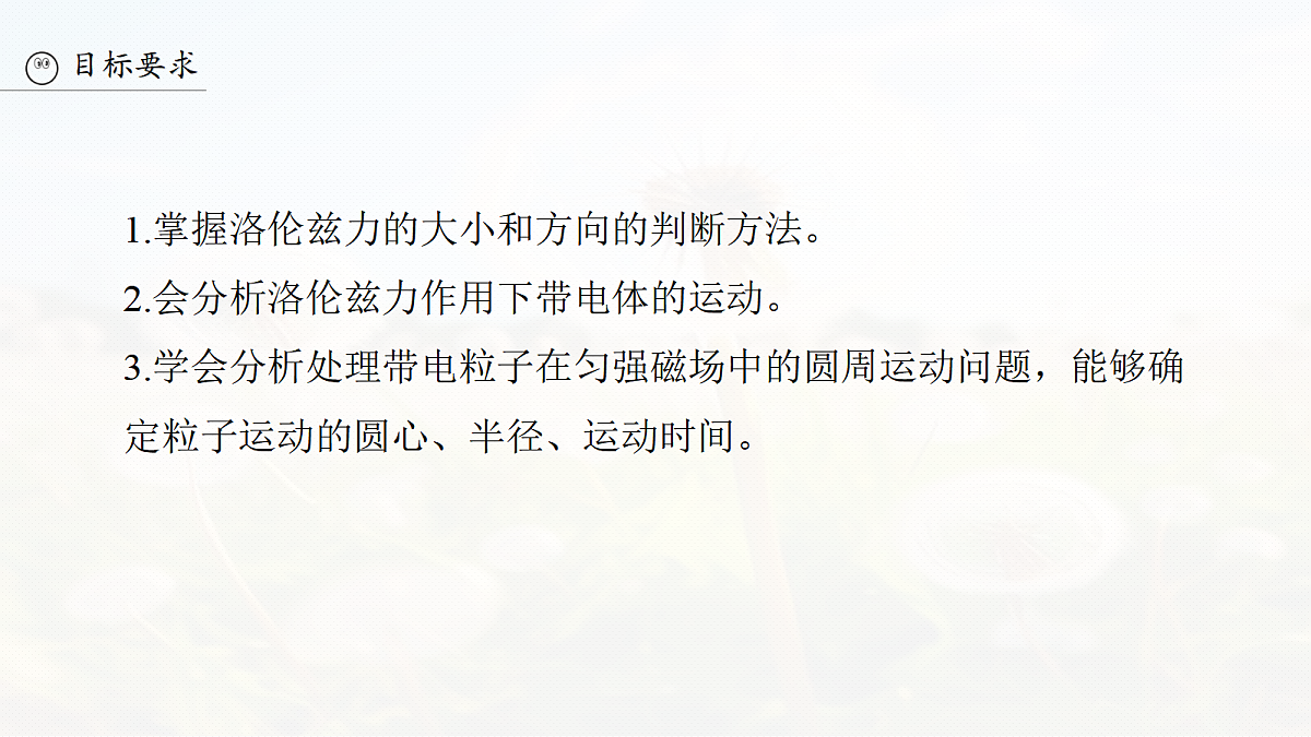 第十一章　第57课时　磁场对运动电荷(带电体)的作用第3页