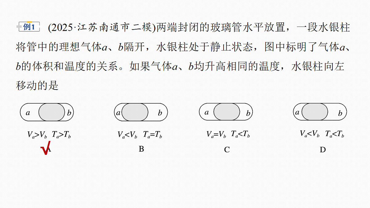 第十五章　微点突破10　液柱移动问题　关联气体问题第5页