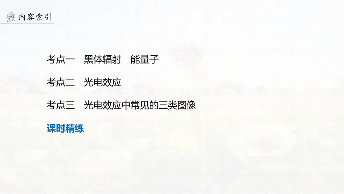 第十六章　第79课时　能量量子化　光电效应第6页